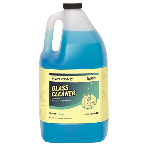 Keystone Glass Cleaner Ready-To-Use, 3.78 Liters, #6100368